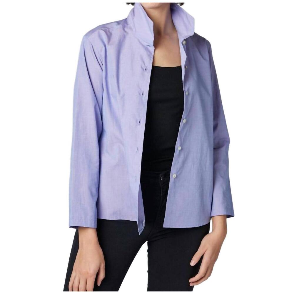 NEW JILL MCGOWAN astrid shirt in lilac